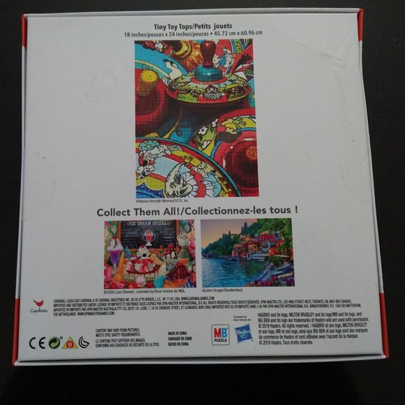 New Milton Bradly "Tiny Toy Tops" 300 Piece Puzzle - Picture 2 of 4